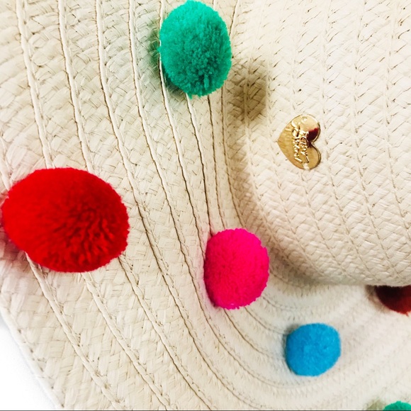 Betsey Johnson floppy straw hat - Picture 4 of 7